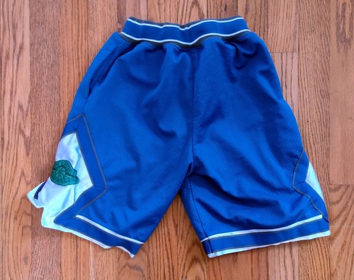 Vintage Nike Air Jordan 20th Anniversary Blue & White Basketball Shorts Size S - Picture 2 of 7