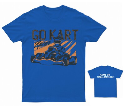 Go Kart Racer Champion Kids T-Shirt Customisable Speedster Tee