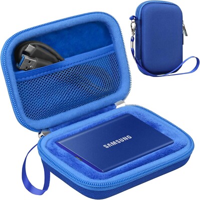 Lacdo Hard Carrying Case for Samsung T7 / T7 Touch Portable SSD, External Sol...