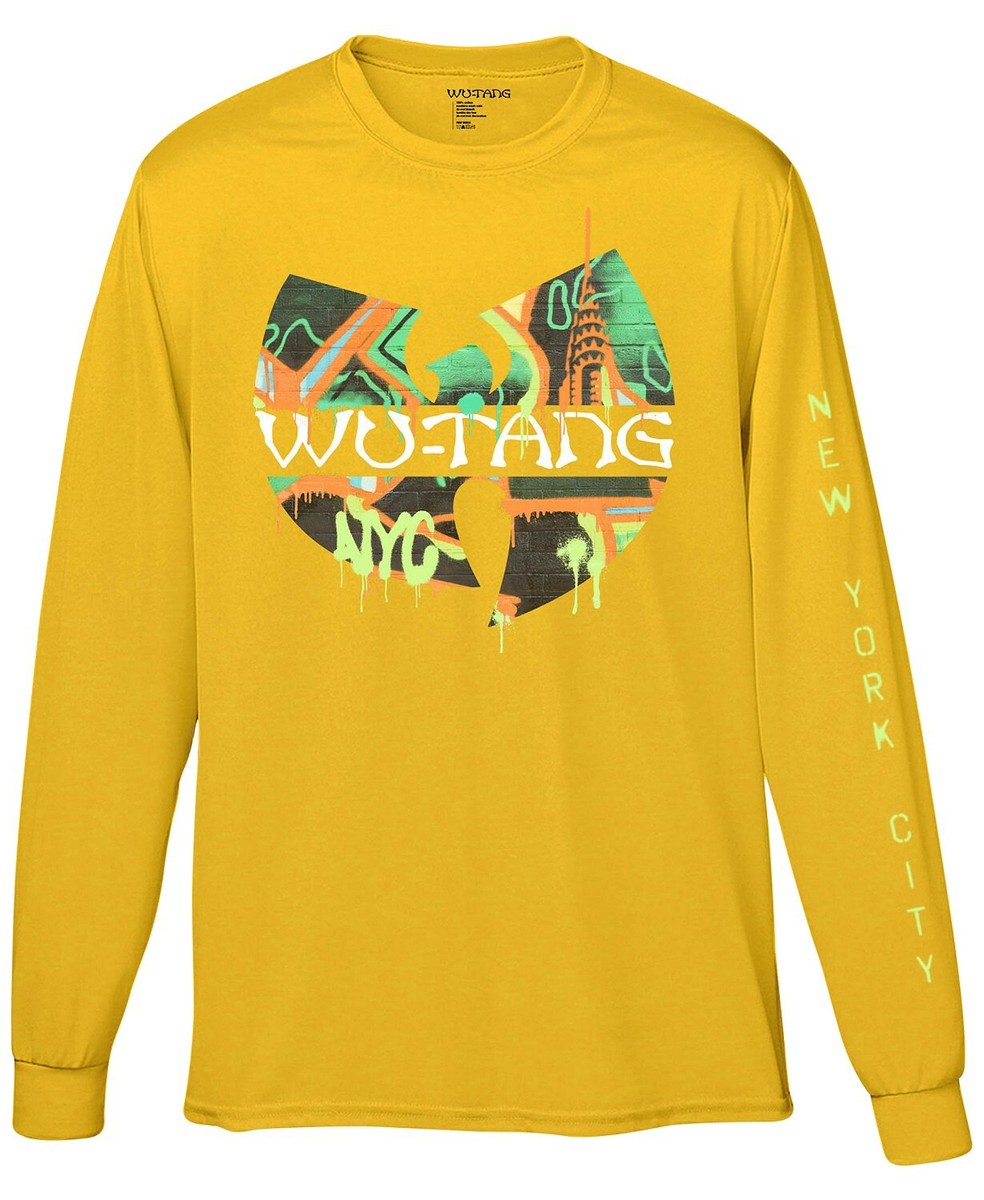 Wu-Tang Clan Graffiti Men's Graphic Long Sleeve T-Shirt