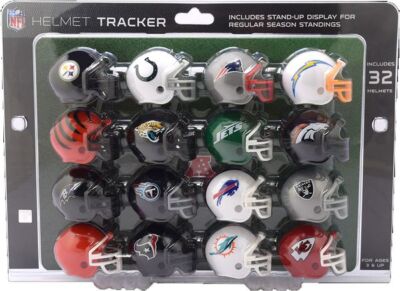 NFL Football 32 Team Helmet Standings Tracker Display Set | eBay