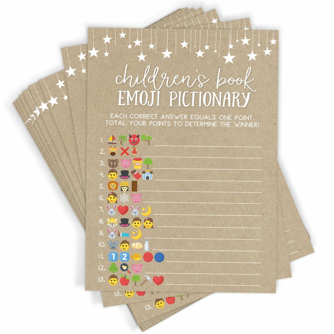 Kraft Baby Emoji Pictionary | Set of 50