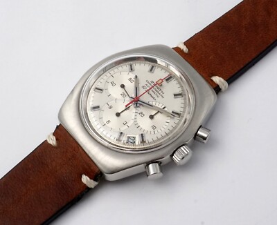 VINTAGE ZENITH EL PRIMERO 3019PHC NEAR NOS EDELSTAHL  REF.: E274 PAPIERE/BOX