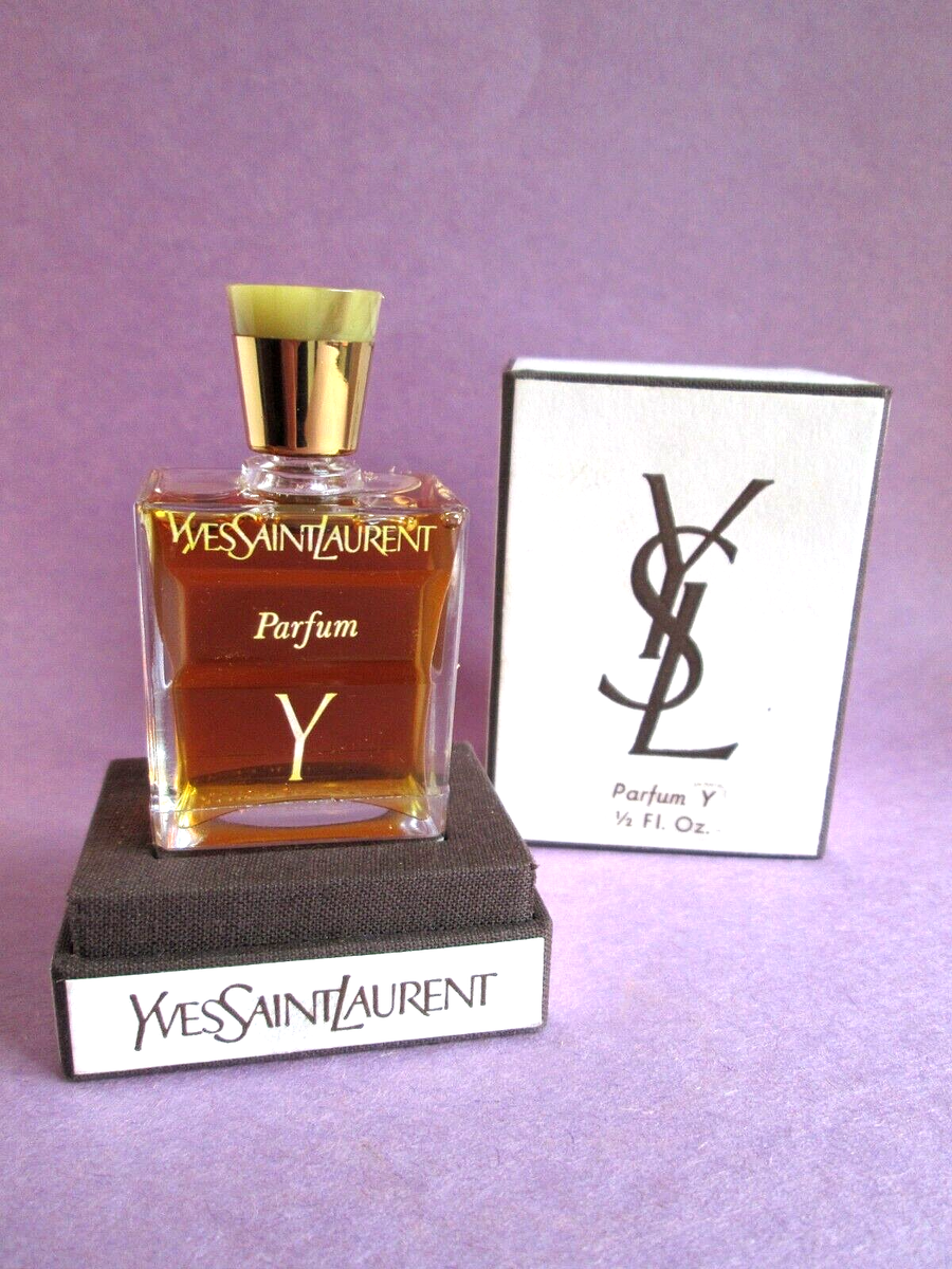 YSL Parfum Y 1960s Vintage Pure Perfume 1/2 oz Yves Saint YSL Parfum Y 1960s Vintage Pure Perfume 1/2 oz Yves Saint