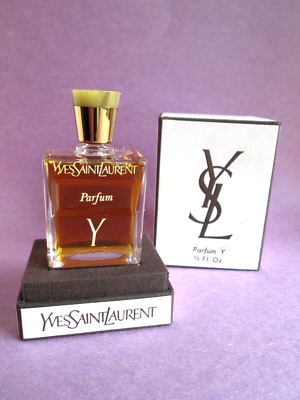 YSL Parfum Y 1960s Vintage Pure Perfume 1/2 oz Yves Saint Laurent