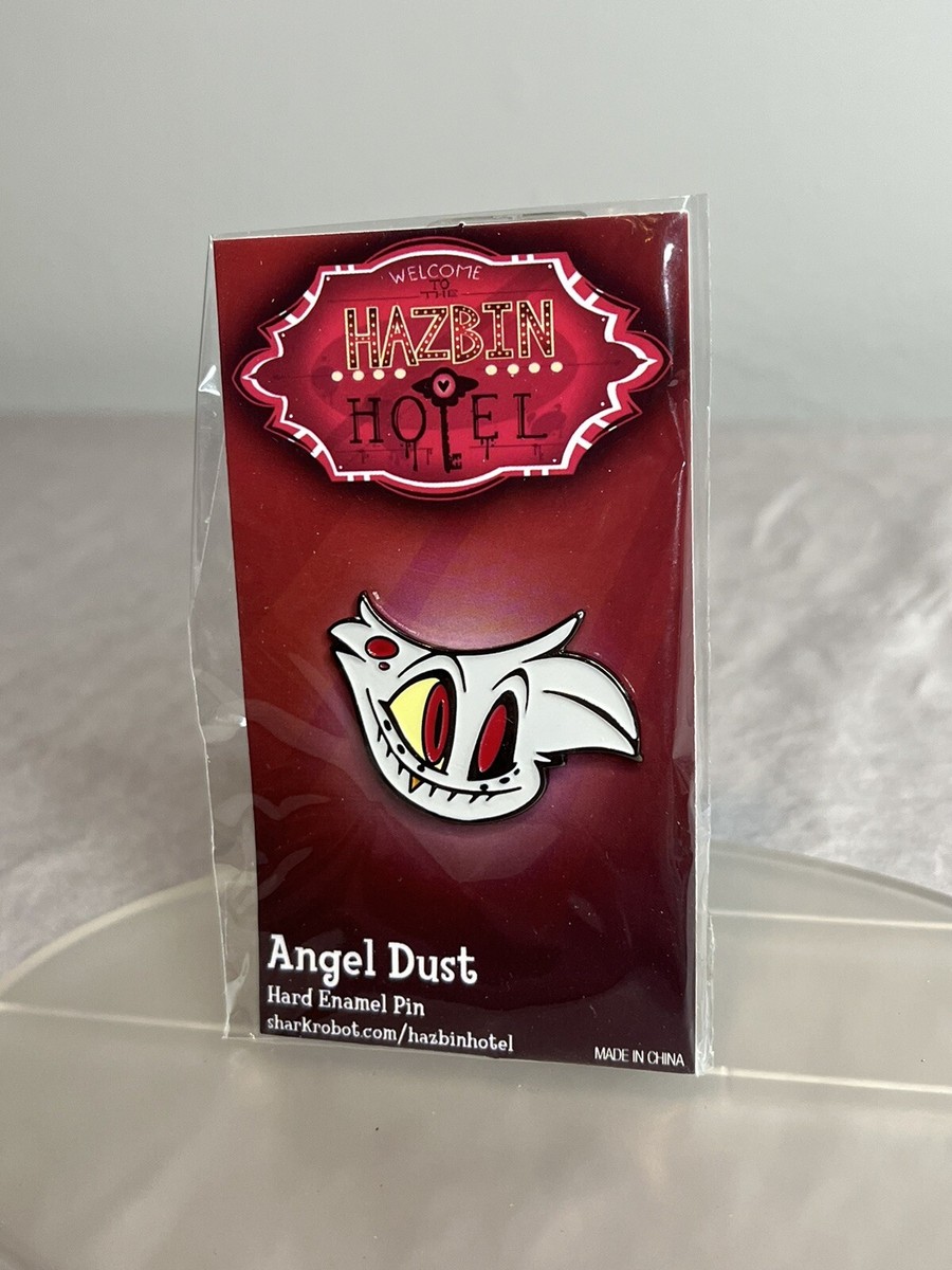 ハズビンホテル 正規品 輸入品 SHARK ROBOT ピンバッジ エンジェル Hazbin Hotel Official Original Angel Dust Hard Enamel Pin Shark