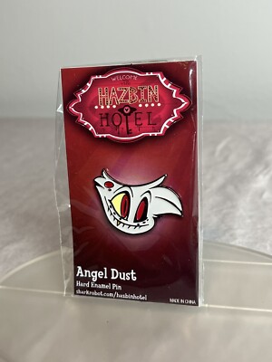 ハズビンホテル 正規品 輸入品 SHARK ROBOT ピンバッジ エンジェル Hazbin Hotel Official Original Angel Dust Hard Enamel Pin Shark