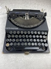 Typewriter REMINGTON Antique Collectible Portable Vintage Granny Core Display thumbnail