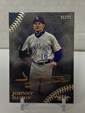 2018 Topps Tier One Prime Performers Bronze Ink /25 Johnny Damon #PPA-JDA Auto