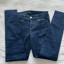 White House  Black Market WHBM Women's Skinny Dark Wash Slim Leg Jeans Size 2R