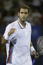 rzadka koszulka polo tenisowa Nike dri fit Pete Sampras Toronto 2002, M, US Open Agassi