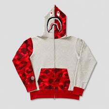 BAPE Color Camo Shark Full Zip Hoodie  - A Ba...