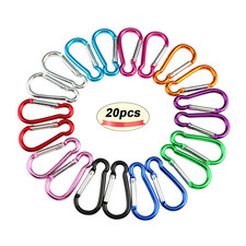 Carabiner for Keys Chain Mini Gourd-Shaped Aluminum Alloy Keychain Clip Hook Loc