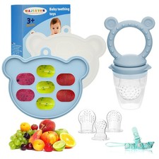 Baby Breastmilk Popsicle Molds Fruit Feeder 2 Pack Baby Food Freezer Tray