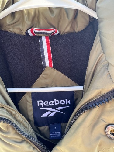 REEBOK LITTLE BOYS MILITARY GREEN WINTER JACKET, SZ 7, EXCELLENT CLEAN CONDITION - Picture 9 of 19