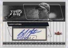 2005 Fleer Classic Clippings Diamond Signings Blue BJ Upton #DS-BU Auto nd3