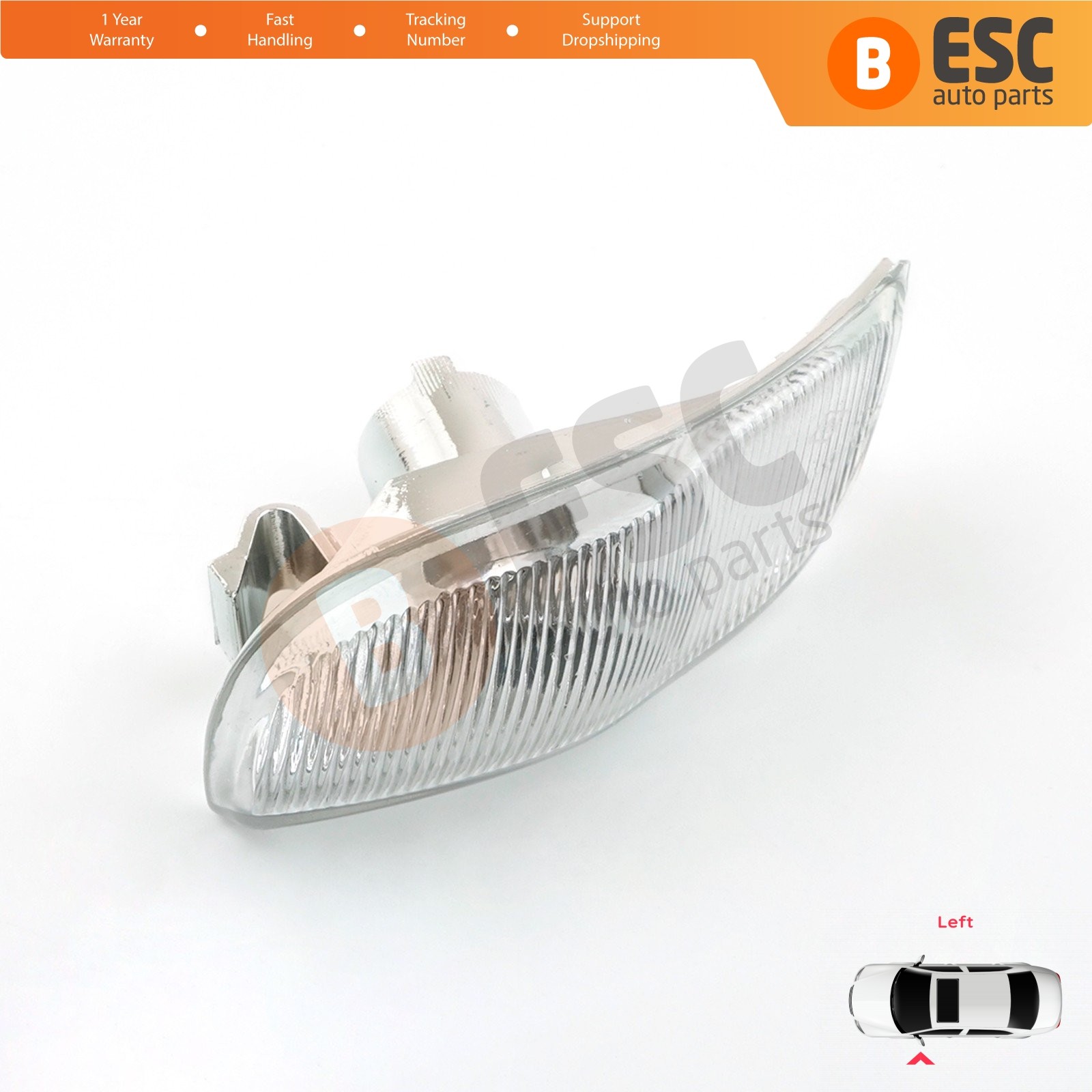 Side Mirror Indicator Left Lens for Renault Symbol 3 Logan Sandero 2 261653175R