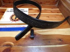 B120 BBW Sz 40" FV DON HUME Police Duty Buckleless Sam Browne 2.25" Gun Belt