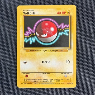 Voltorb | BS 67/102 | Common | HP | ENG Pokemon Single Keiji Kinebuchi