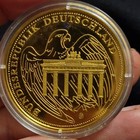 OLYMPIA 2000 Münze, Berlin, BRD, 2000, vergoldet, Neuwertig 