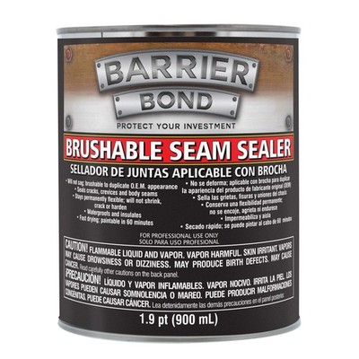 Barrier Bond Light Gray Brushable Seam Sealer Paintable Quart, 30.4oz. Auto Body