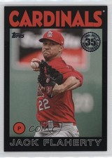 2021 Topps 1986 Baseball 35th Anniversary Black /299 Jack Flaherty #86B-73 0q3