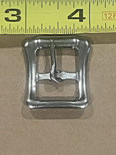 1/2" Nickel Plated Bridle Middle Bar Buckle Pack Of 25 