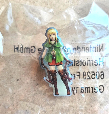 Hyrule Warriors Linkle Pin Link Zelda Nintendo Game Metal Small Promo Badge RARE