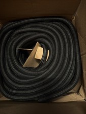 Semi-Rigid Braided Sleeving TECHFLEX  1”  400 Ft  Color:Black  125*C