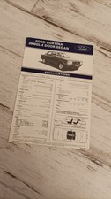 Prospectus / Brochure FORD Cortina 2000 GL 1982 South Africa 