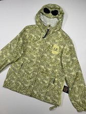 CP Company 278A Inca Print Short Goggle Jacket in Green  Rrp £595 Size 52 / XL.
