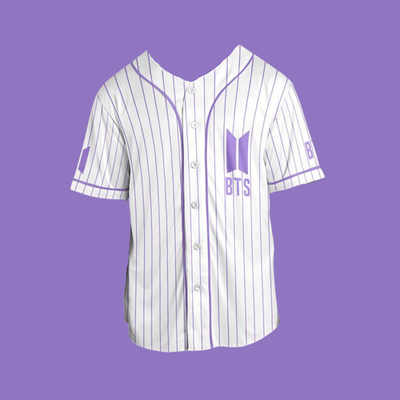 BTS Purple Jersey Army Merch Fanmade Shirt Kpop Arirang Concert