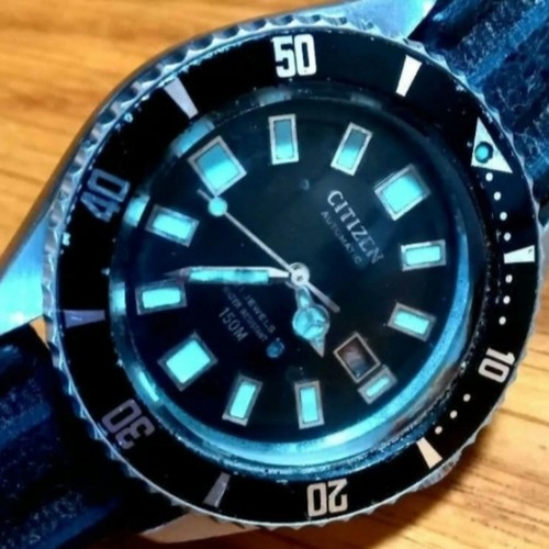 Citizen Challenge Diver 150m Vintage Automatic 62 6198 Red Dat...