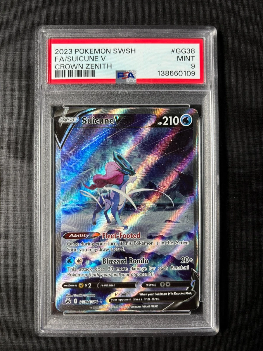 Suicune V GG38/GG70 Crown Zenith: Galarian Gallery for sale | eBay