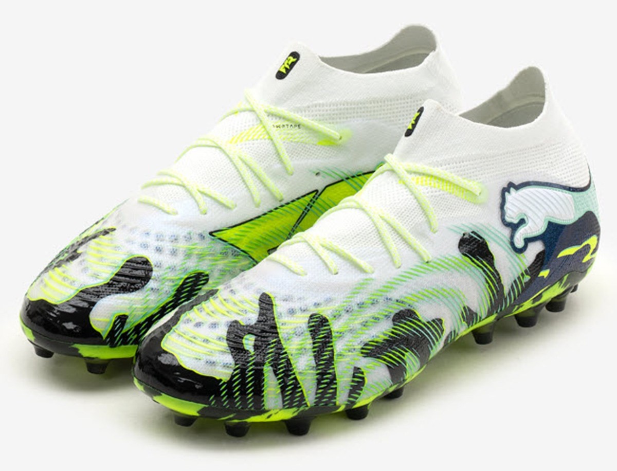PUMA Men Future 9 Ultimate Crea MG Cleats Yellow Soccer Football