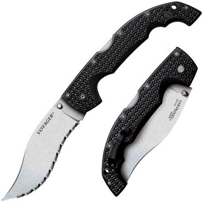 Cold Steel XL Voyager Lockback Vaquero Black Folding Knife - 29AXVS