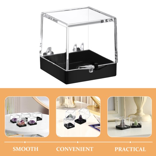 Set of 2 Specimen Display Box Mineral Storage Rock Collection Case - Picture 2 of 12