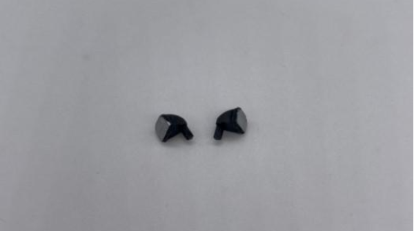 GP51 - Greenhills Black with Silver Wing Mirror Pair for Scalextric Jaguar XJ8 -