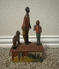 Vintage 1920s Marx CHARLESTON TRIO Tin Wind-Up Toy - WORKS, All Original Antique