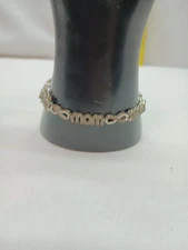 SUN BR MoM Infinity Bracelet Silver Plated, Cz