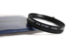 TIFFEN 49MM 6 POINT 2MM STAR SPECIAL EFFECT CAMERA LENS FILTER WITH CASE MINT 