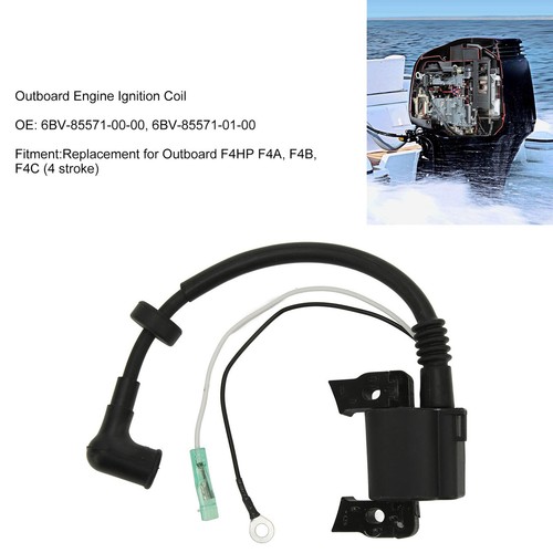 Outboard Ignition Coil 6BV‑85571‑01‑00 PVC High Performance For Outboard F4HP - Picture 7 of 12