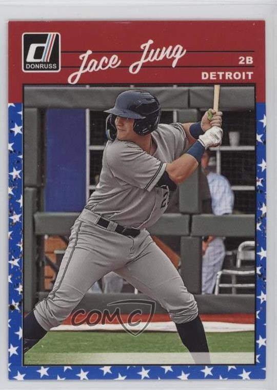 2023 Panini Donruss Retro 1990 Independence Day Jace Jung #252 0c6