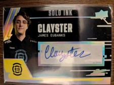 CLAYSTER 2021 Upper Deck UD CALL OF DUTY LEAGUE SOLO INK AUTO Card PWE