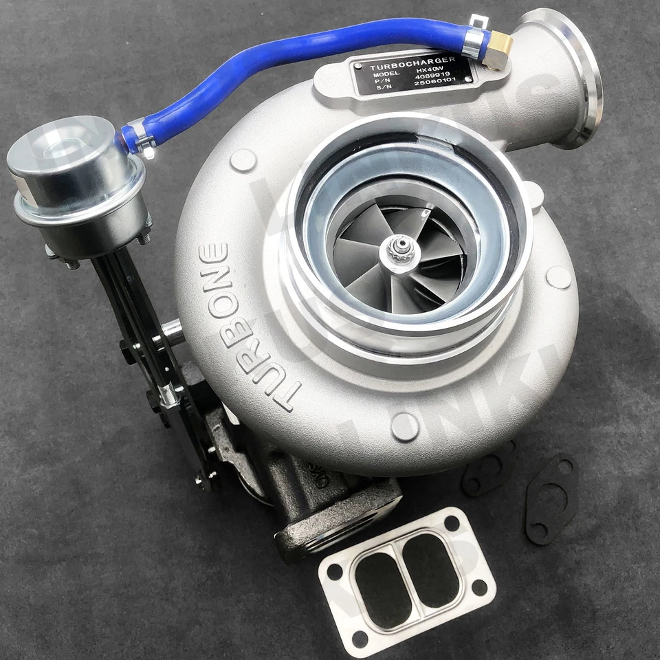 Kit turbo de actualización para Cummins 5,9 L 6B B5,9 T3 4" 64 76 mm 60 86 mm reemplazar HX35W Foto 2 de 4