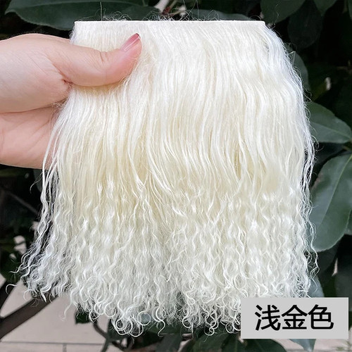 Reborn Doll Hair Repair Kit Thermal Safe Tibetan Mohair Curls Dye Styling Tools - 第 18/36 張圖片