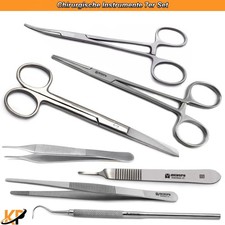 Verbandskasten Erste Hilfe Set Chirurgische Zangen Medizinische Instrumente 7er