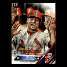 Aledmys Diaz Rookie #US292 2016 Topps Update St. Louis Cardinals Baseball Card. rookie card picture