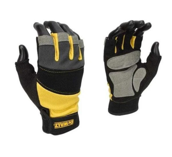 DeWalt Fingerless Work Gloves DPG213L EU - Large - BNWT VAT inc