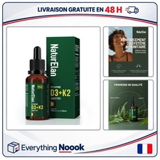 Vitamine D3 K2 MK7 NaturElan 2000 UI gouttes 50 ml végétarien